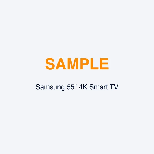 Samsung 55" 4K Smart TV