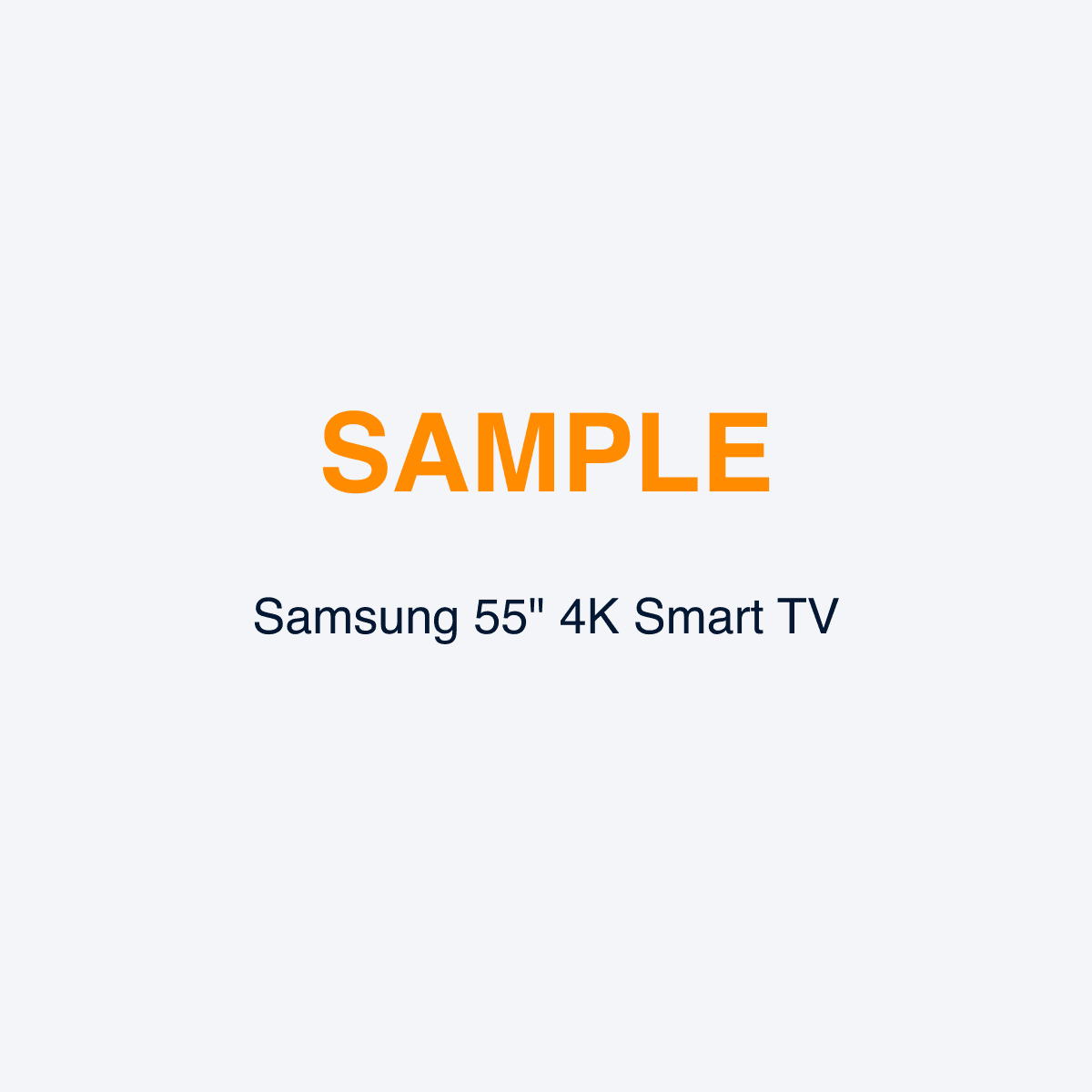 Samsung 55" 4K Smart TV