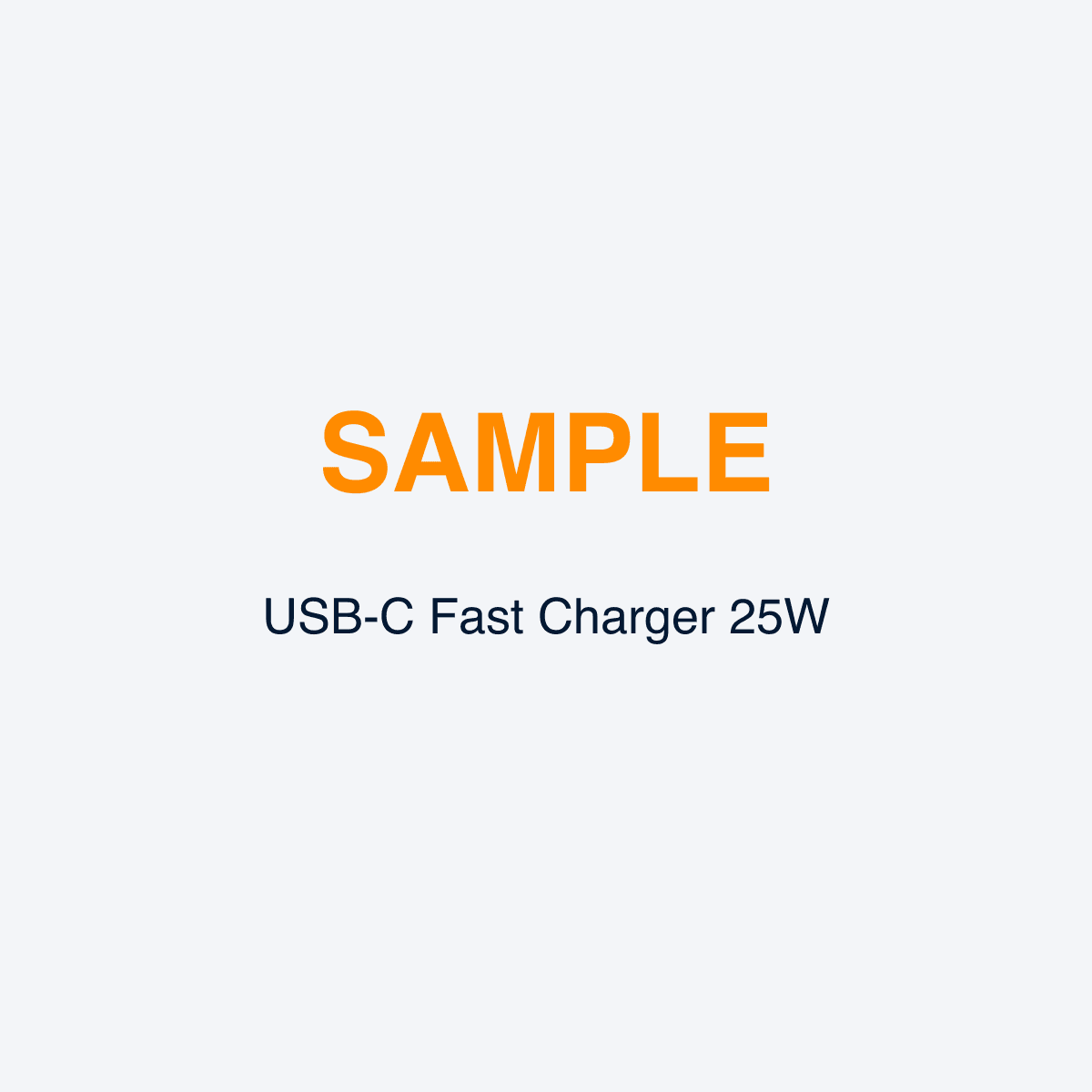 USB-C Fast Charger 25W